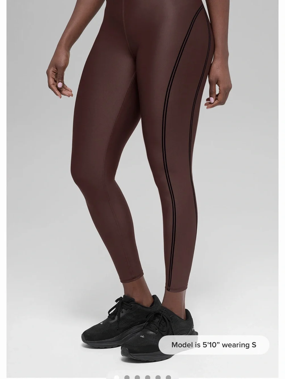 NWT ALO Yoga High-Waist Brownstone Leggings XS